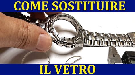 Sostituzione vetro orologio 